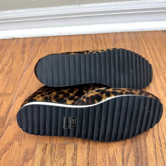 Boden Womens EU 36 US 5.5 Leopard Lace Up Boots Calf Hair Ashbourne - Picture 5 of 5